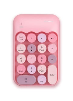 MOFii Wireless Numeric Keyboard Pink/White  - Image 1