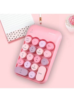 MOFii Wireless Numeric Keyboard Pink/White  - Image 2