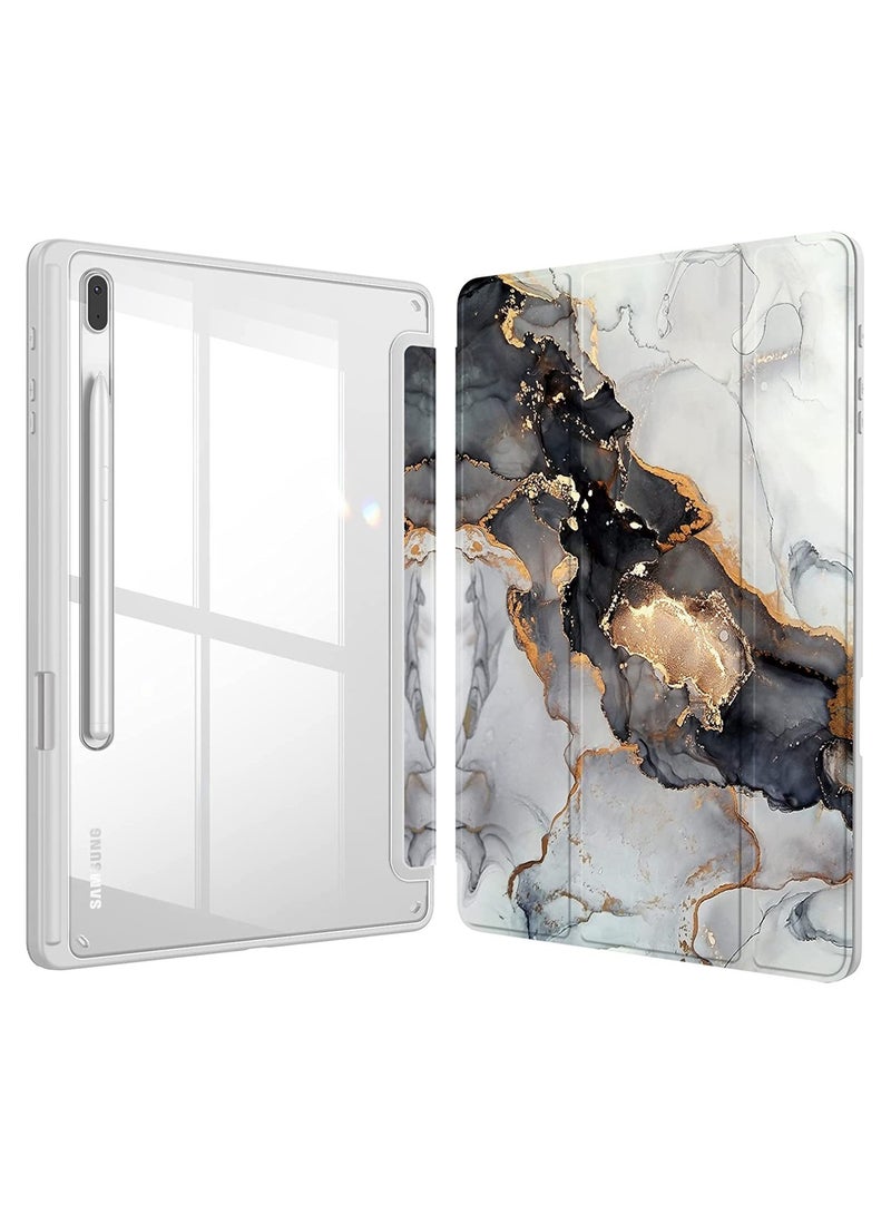 general Compatible with Samsung Galaxy Tab S10 FE Plus 13.1-inch Tablet Case Acrylic Flex-Resistant Band S Pen Slot Multi-Angle Stand Full-Cover Scratch-Resistant Case