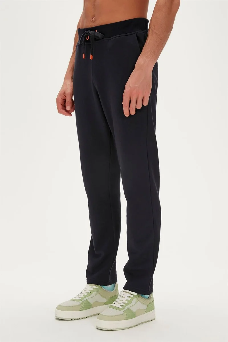 Bad Bear Plain Sweatpants Navy Blue Men's Tracksuit Bottoms