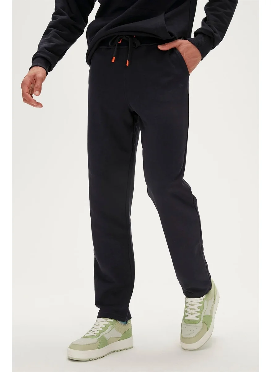 Bad Bear Plain Sweatpants Navy Blue Men's Tracksuit Bottoms