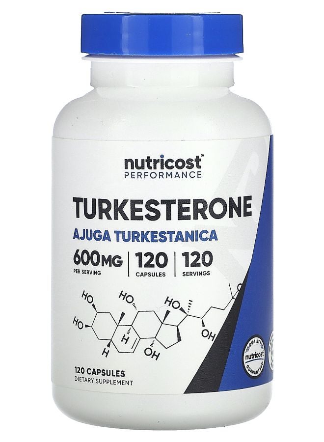 Nutricost أداء تركيستيرون 600 ملغ 120 كبسولة