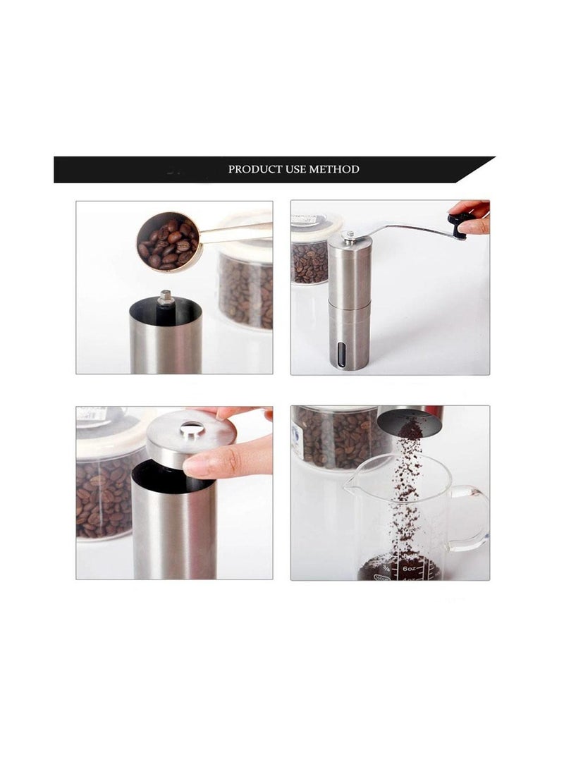 تايم مور مطحنة قهوة يدوية من الفولاذ المقاوم للصدأ - Image 4