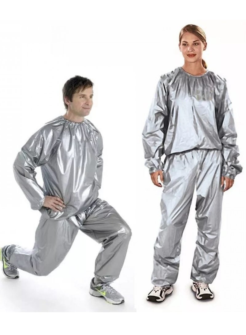 بدله الساونا للتخسيس جودة عالية مناسب للجنسين مقاس واحد - Image 3