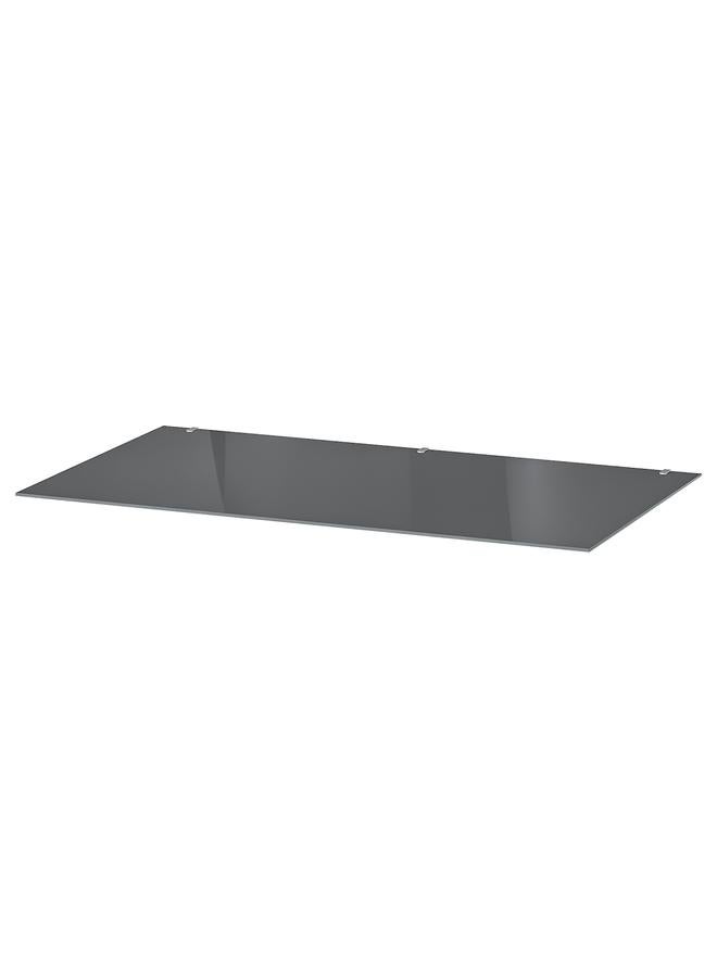 إيروريكس سطح زجاجي، رمادي شفاف، 80×48 سم - Image 1