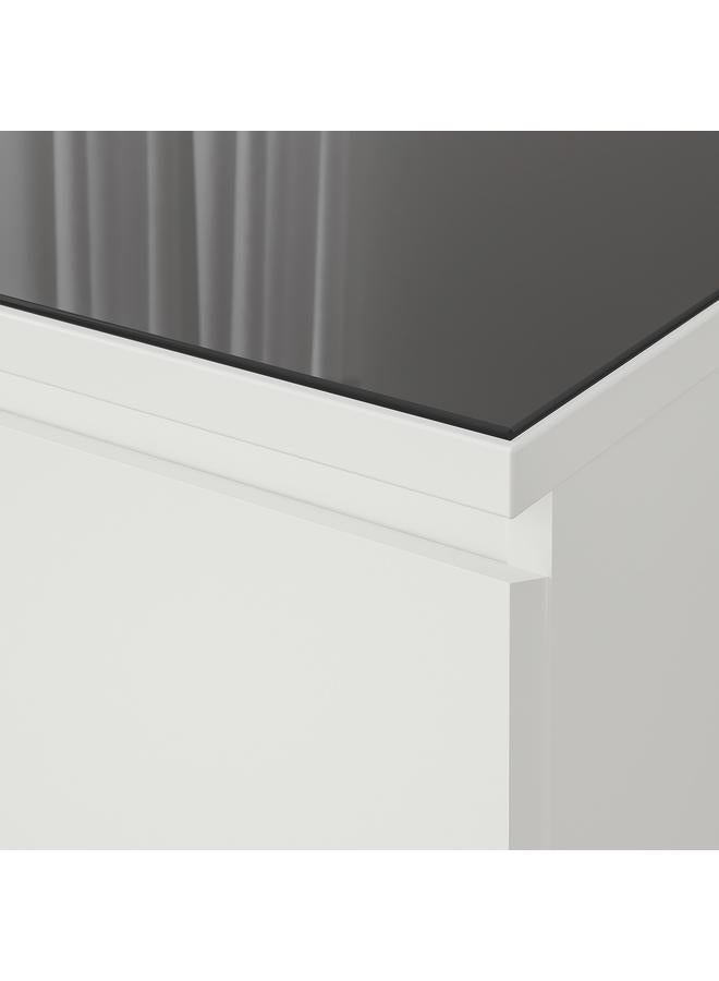 إيروريكس سطح زجاجي، رمادي شفاف، 80×48 سم - Image 2