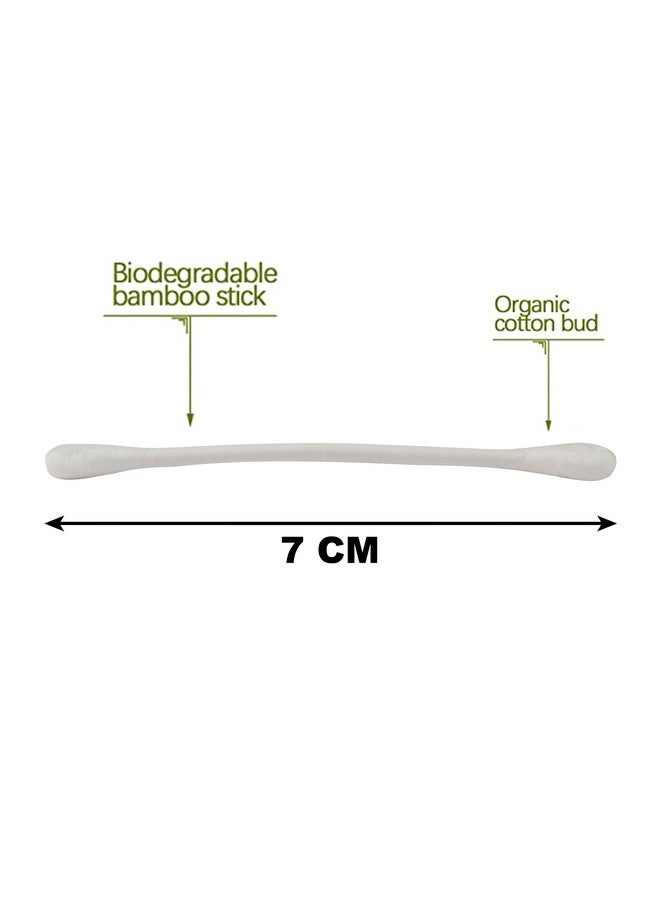 ECOPATH Ecopath Paper Stem Cotton Buds | Dual-Tipped Q-Tips for Ear Cleaning & Makeup | 100% Biodegradable, Eco-Friendly & Plastic-Free Cotton Swabs | Soft & Absorbent | (Pack of 1) - Image 2