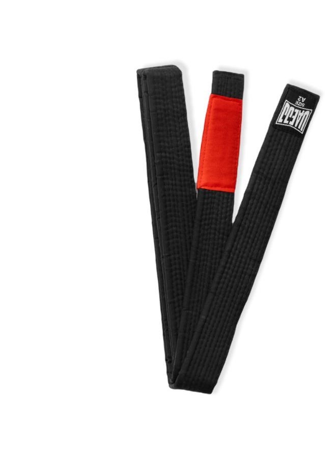 UAEJJ - Jiu Jitsu Kimono Karate & Martial Arts Belt For Adults (Black) - Image 1