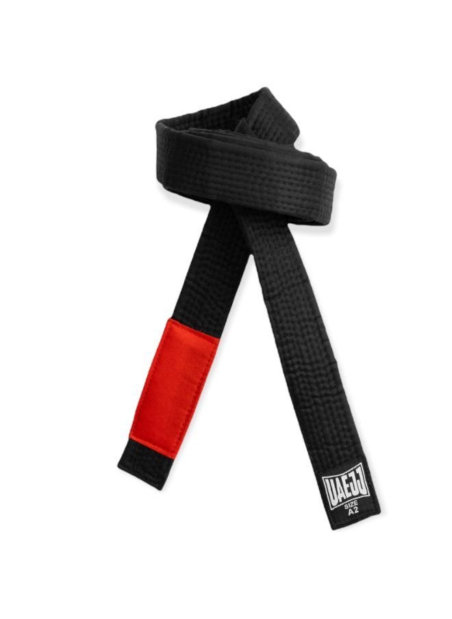 UAEJJ - Jiu Jitsu Kimono Karate & Martial Arts Belt For Adults (Black) - Image 1
