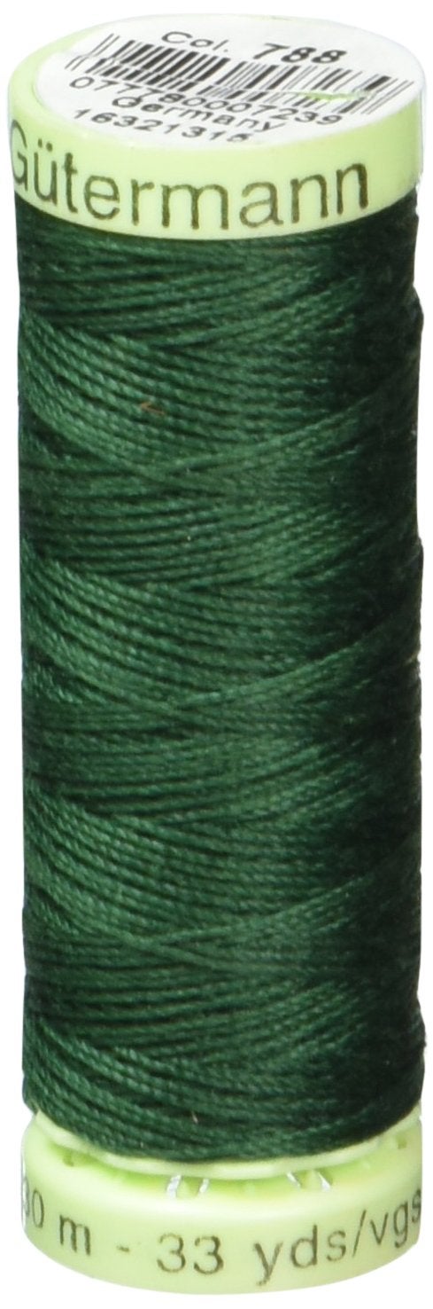 Gutermann Top Stitch Heavy Duty Thread 33 Yards-Dark Green - Image 2