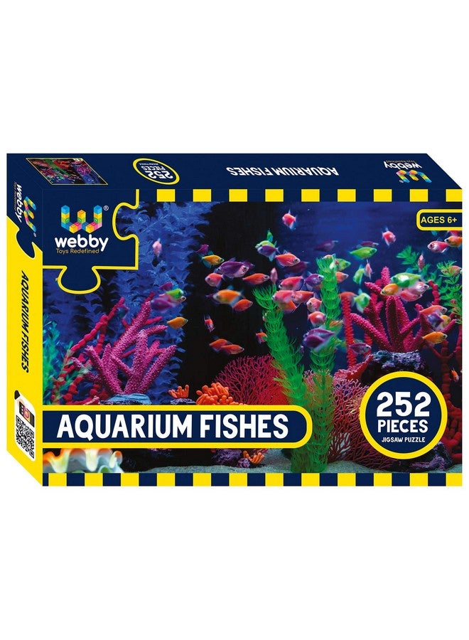 Webby Aquarium Fishes Jigsaw Puzzle for 6 and Above, 252 Piece - Image 1