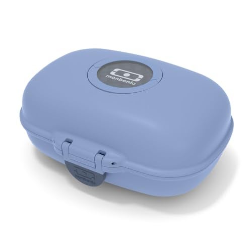 monbento - Snack Box MB Gram Infinity - Snack Box for Boys & Girls - Ideal for Lunches or Snacks - BPA Free - Food Grade Safe - Blue - Image 4