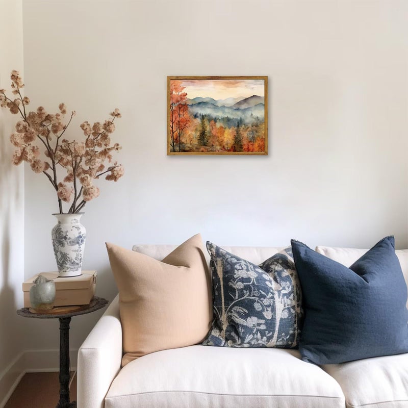 KBKBART Framed Vintage Wall Art Prints  Retro Moody Floral Botanical Canvas Painting Farmhouse Decor  Black Dark Classical Flower Framed Canvas Wall Art for Bathroom  Bedroom  Living Room  Gallery - Image 4