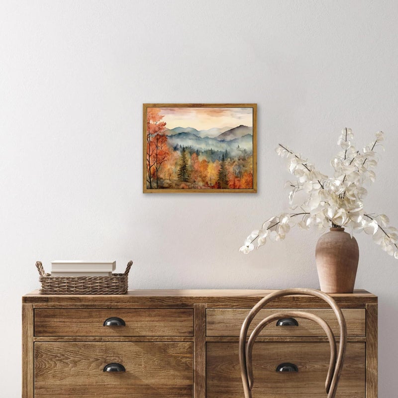 KBKBART Framed Vintage Wall Art Prints  Retro Moody Floral Botanical Canvas Painting Farmhouse Decor  Black Dark Classical Flower Framed Canvas Wall Art for Bathroom  Bedroom  Living Room  Gallery - Image 5