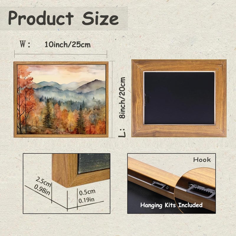 KBKBART Framed Vintage Wall Art Prints  Retro Moody Floral Botanical Canvas Painting Farmhouse Decor  Black Dark Classical Flower Framed Canvas Wall Art for Bathroom  Bedroom  Living Room  Gallery - Image 2