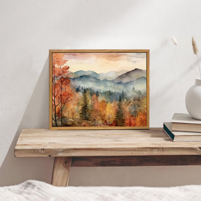 KBKBART Framed Vintage Wall Art Prints  Retro Moody Floral Botanical Canvas Painting Farmhouse Decor  Black Dark Classical Flower Framed Canvas Wall Art for Bathroom  Bedroom  Living Room  Gallery - Image 3