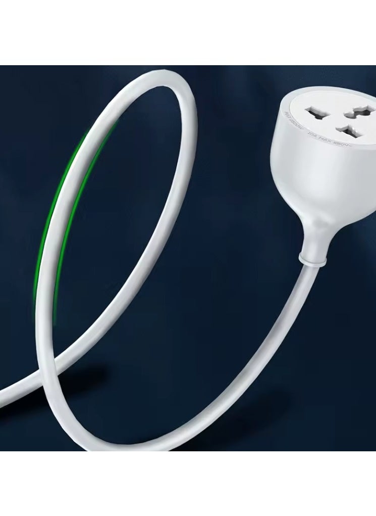 Tafan TAFAN™ 5M Heavy Duty Extension Cord - Single Outlet, 2500W 10A, Expandable Electric Extension Cable, UK Plug, White  - Image 5