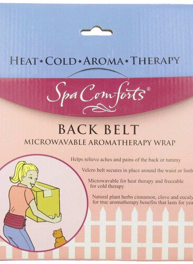 DreamTime Spa Comforts Back Belt Blue and Brown - Image 4