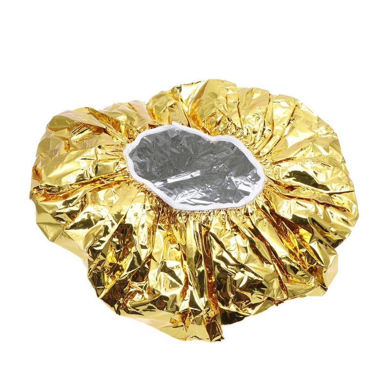 6pcs Disposable Aluminum Foil Deep Conditioning Caps Elastic Salon Spa Hair Treatment - Image 2
