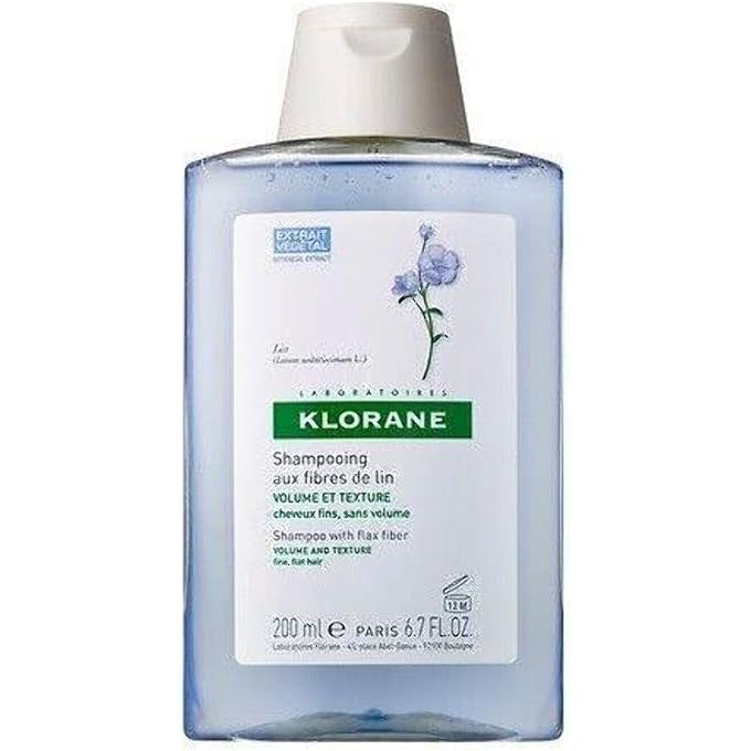 Volumizing Shampoo with Flax Fiber, Adds Lift & Texture to Fine Flat Hair, Paraben, Silicone, SLS Free, 6.7 oz.