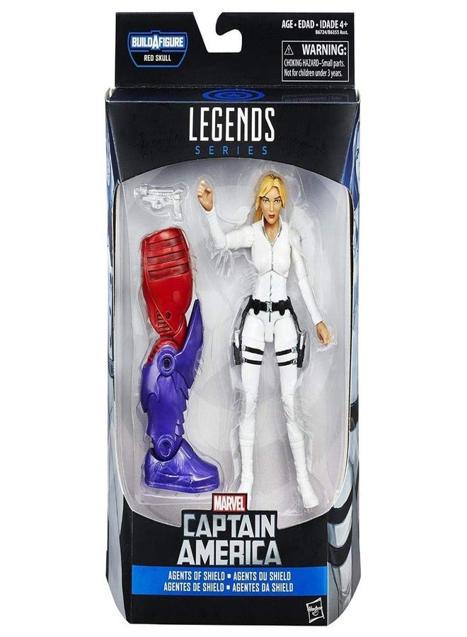Captain America Marvel 6 Inch Legends Agents of Shield Sharon Carter Action Figure (Build Red Skull) - Image 2