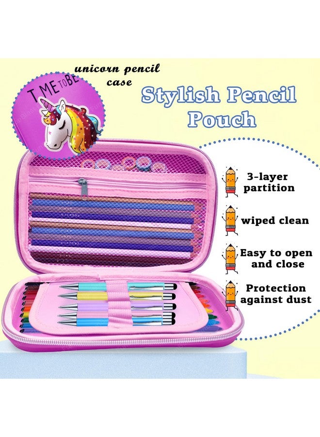 FunBlast Pencil Pouches for Girls Stylish, Unicorn Pouch for Girls, Pencil Case for Girls, Pencil Pouches - Pencil Pouches for Kids, Pencil Box for Girls, Pencil Case for Girls, Return Gift for Kids - Image 5