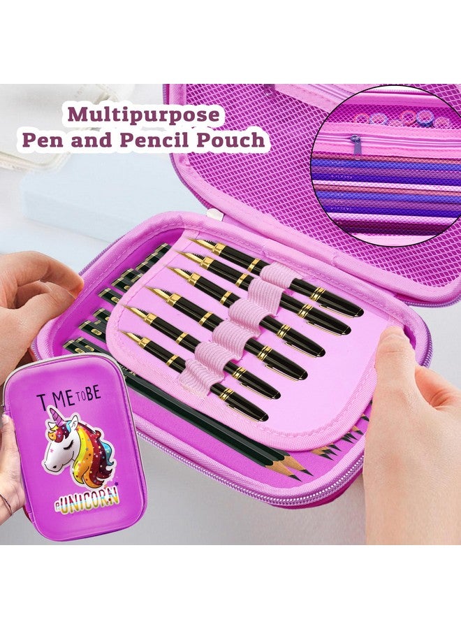 FunBlast Pencil Pouches for Girls Stylish, Unicorn Pouch for Girls, Pencil Case for Girls, Pencil Pouches - Pencil Pouches for Kids, Pencil Box for Girls, Pencil Case for Girls, Return Gift for Kids - Image 3