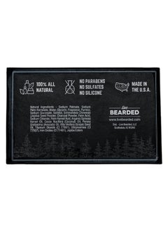 Live Bearded Allnatural Bar Soap For Men 3Pack Of 3 5 Oz. Bars Made In The Usa Exfoliates Moisturizes Bamboo Charcoal Pumice Coconut Avocado And Argan Oils Tombstone Scent  - Image 2