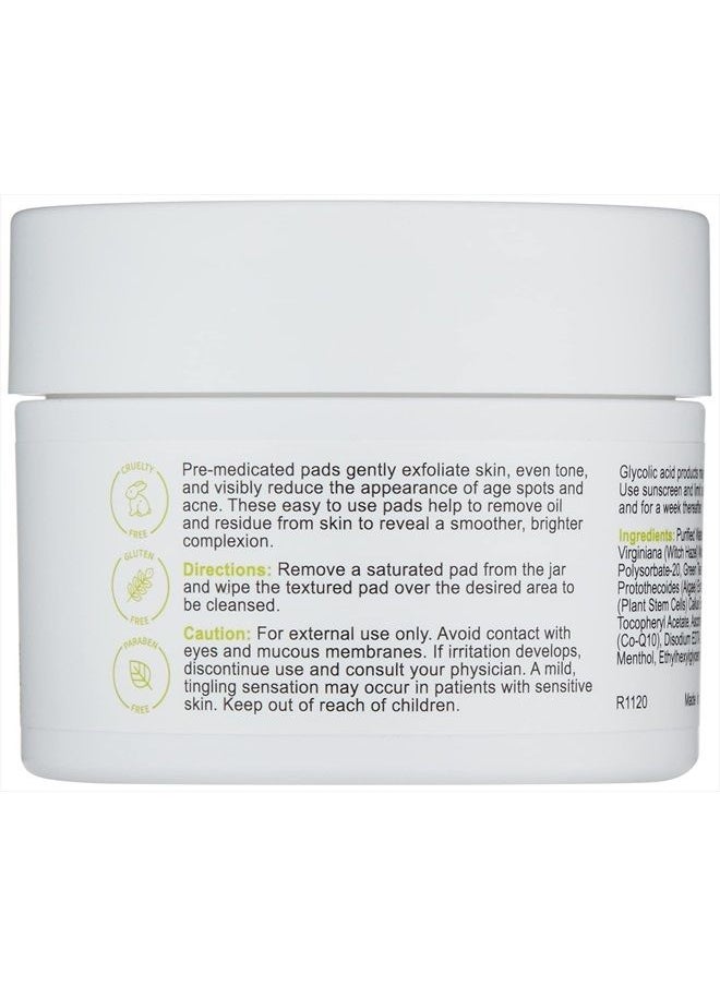 Replenix Glycolix Elite Glycolic Acid Resurfacing Peel Pads - Medical Grade Brightening and Exfoliating Treatment, Travel Friendly Pads, 60 ct.  - Image 2