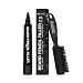 Pacinos Beard Pencil Filler Water Proof Long Lasting Coverage Natural Finish Beard Moustache Eyebrows MicroFork Tip for Seamless Application Includes Bristle Brush for Blending Black - Image 2