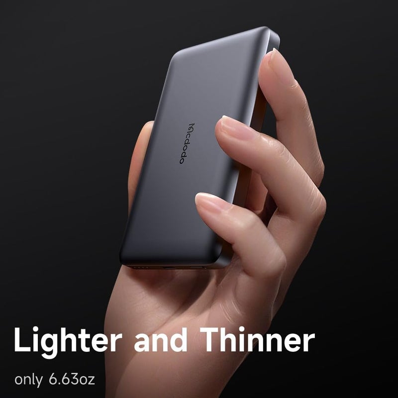 Mcdodo MC 4651 10,000mAh 20W Magnetic Wireless Powerbank Ultra Slim & Metal - Image 3
