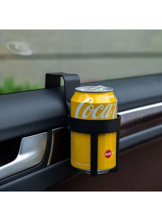 1pc Lightweight Car Cup Holder Durable Plastic Beverage Hanger For Easy Access to Cans Bottles - Image 1