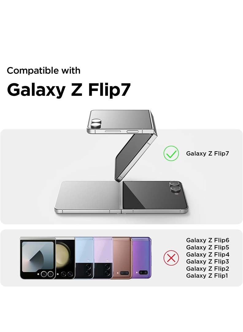 Case Up Premium Clear MagSafe Compatible Case For Samsung Galaxy Flip 7 [Compatible with MagSafe] Anti-Yellowing Slim Transparent Phone Case Protective Magnetic Cover - Image 2