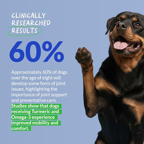 Coco and Luna Turmeric Curcumin for Dogs - 90 Soft Chews - with Collagen, BioPerine and Fish Oil - Hip & Joint Support, Ease Inflammation, Antioxidant. - Image 4