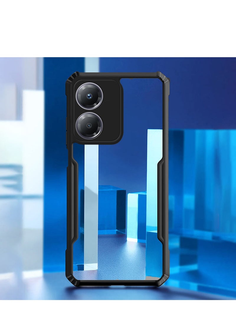 دبليو تيك غطاء حماية نحيف مصنوع من مادة البولي يوريثان الحراري الهجين مع مصدات درع مرتفعة لهاتف موتورولا موتو جي باور 5G 2024 أسود - Image 3