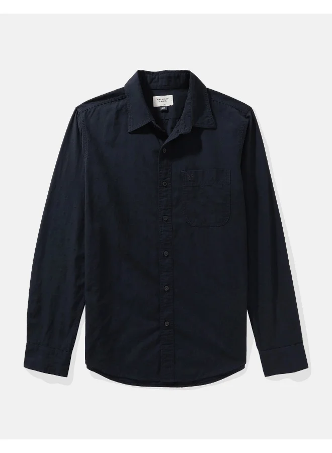 American Eagle AE Printed Slim Fit Everyday Button-Up Shirt