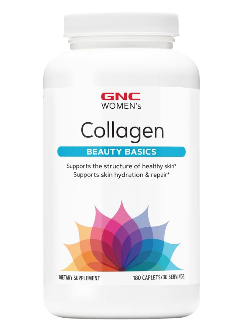 GNC Women'S Collagen 180 Caplets Supports Healthy Skin And Elasticity - Image 1