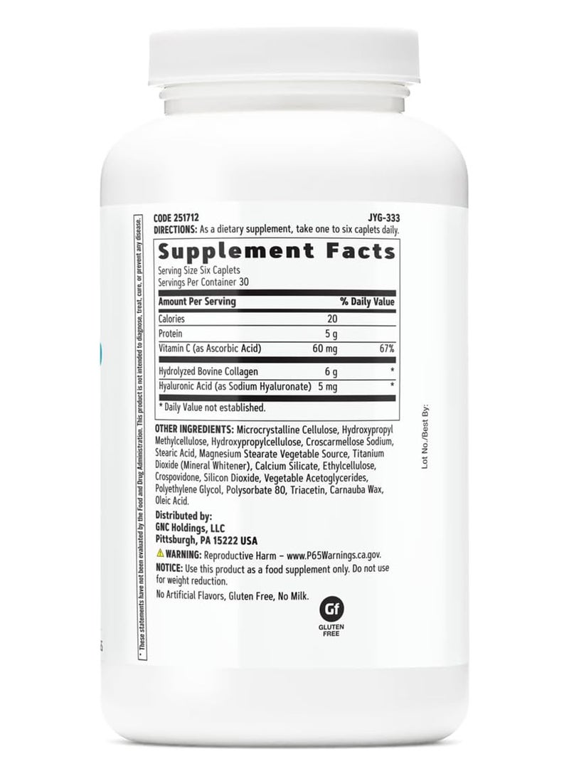 GNC Women'S Collagen 180 Caplets Supports Healthy Skin And Elasticity - Image 2