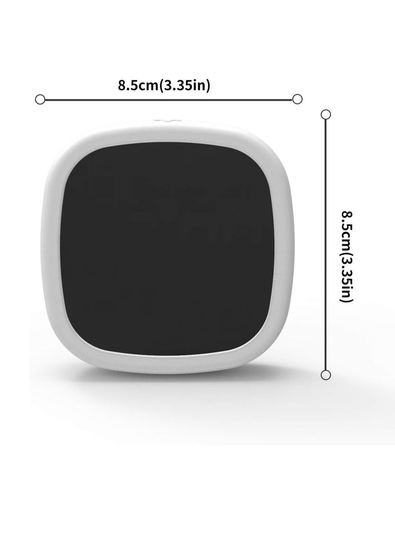LED Digital Snooze Alarm Clock Alarm Clock Digital Travel Alarm Clocks Bedside Battery Mains Powered Dual Loud Alarms for Heavy Sleepers LED Clock with Adjustable Brightness Snooze and Adapter