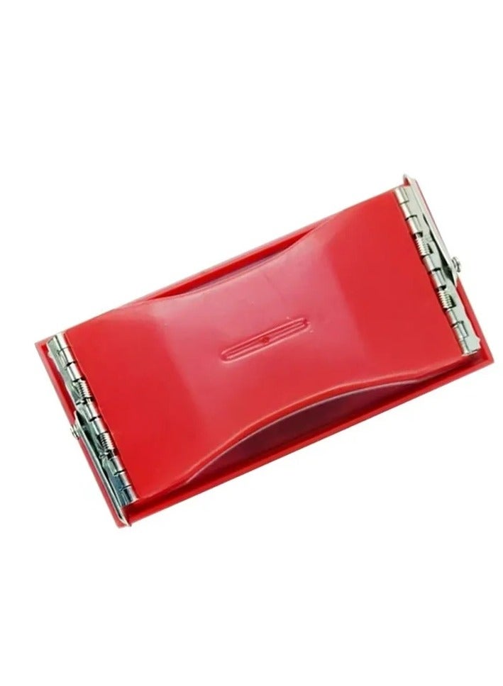 عباسلي أداة الصنفرة اليدوية باللون الأحمر لصنفرة طلاء الجدران والأسطح الأخرى - Image 2