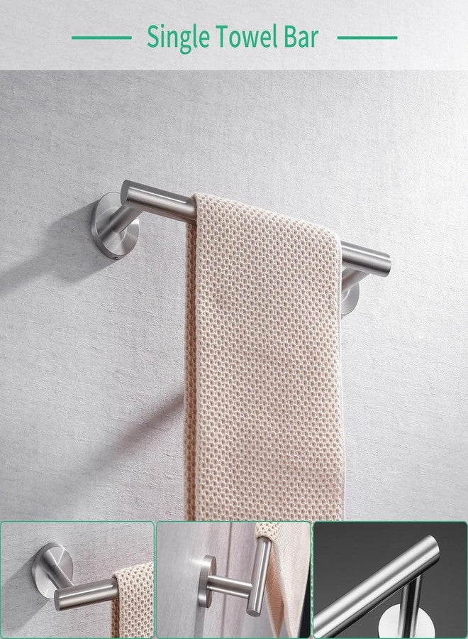 Miyili مجموعة ملحقات الحمام مييلي 4 قطع طقم أدوات الحمام من الفولاذ المقاوم للصدأ المصقول - يتضمن حامل منشفة مزدوج، رف منشفة يد، حامل ورق تواليت، خطاف رداء، BS01N4 - Image 5