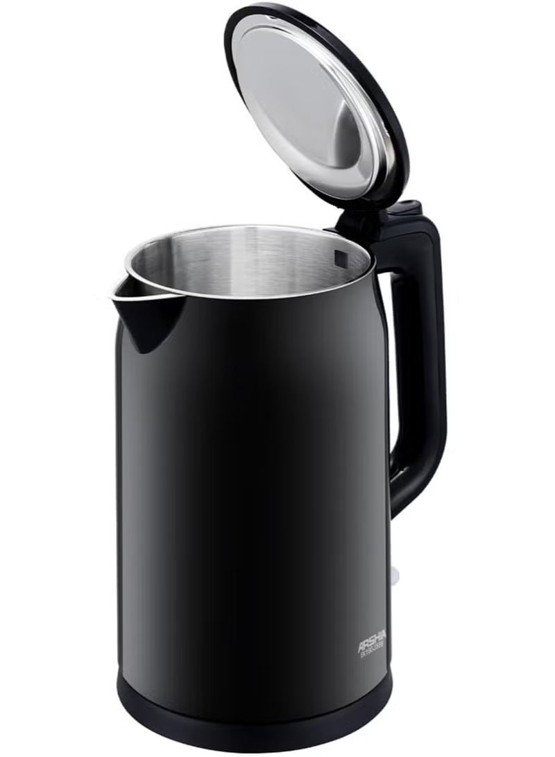 Arshia Electric Kettle, 1.7 Liters, Black EK160-3586 - Image 2