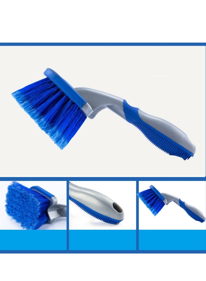 Generic 10 sets of car cleaning brushes rubber thread wheel hub brushes folding car washing bucket car washing brush set  - Image 5
