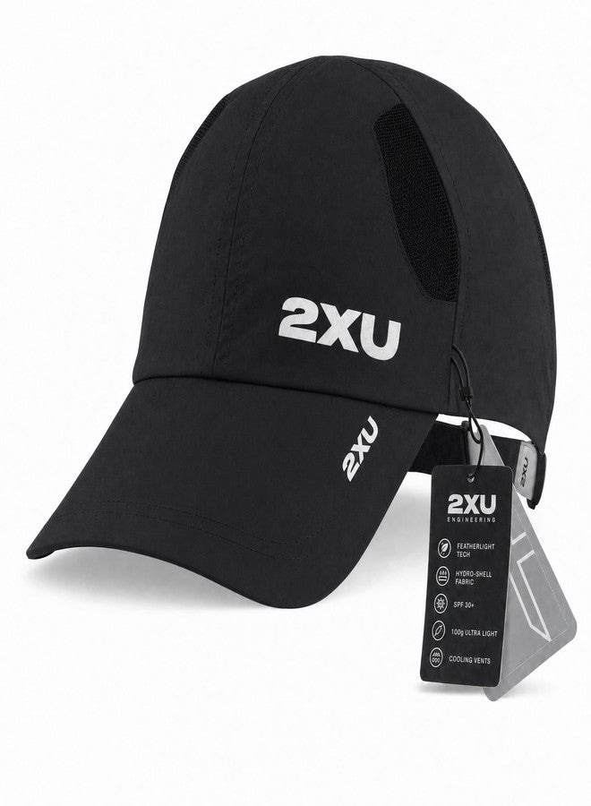 2 اكس يو قبعة نايلون 2XU UQ5685f-1، أخرى (أسود/أسود) - Image 1