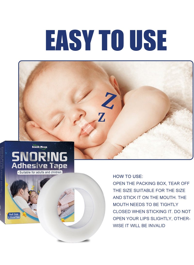 SOUTH MOON - Snoring Adhesive Tape 9 Meters For Adults And Children - Image 1