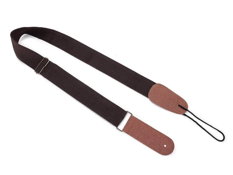 Juarez JRGST100BR Adjustable Guitar Strap For Electric/Acoustic Guitar/Bass - Soft Strap & Strong Buckle with PU Leather Ends Dark Brown - Image 5
