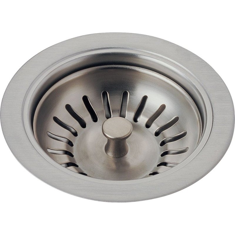 Delta Faucet 72010-SS Flange and Strainer Kitchen Sink, Arctic Stainless, 4 1/2 inch - Image 3