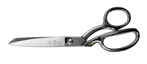 Ultima 8 Inch Dress Maker Scissors – Drop Forged Carbon Steel Dressmaker’s Sheers, Chrome Plated with Bent Handles, Made in Italy - Image 4