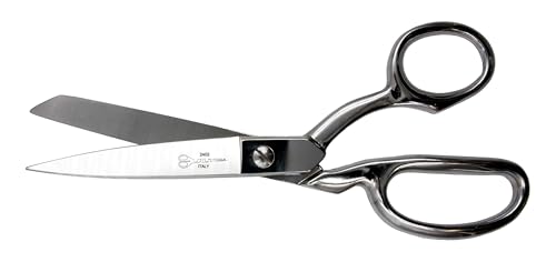 Ultima 8 Inch Dress Maker Scissors – Drop Forged Carbon Steel Dressmaker’s Sheers, Chrome Plated with Bent Handles, Made in Italy - Image 3