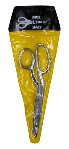 Ultima 8 Inch Dress Maker Scissors – Drop Forged Carbon Steel Dressmaker’s Sheers, Chrome Plated with Bent Handles, Made in Italy - Image 5